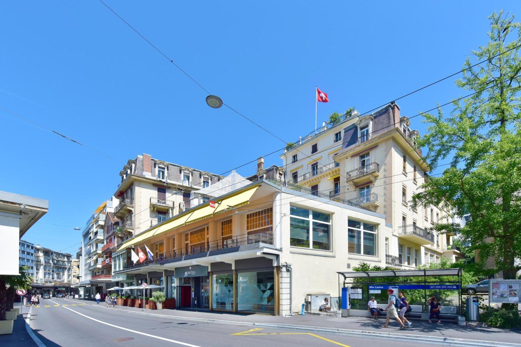 מונטרה J5 Hotels Helvetie & La Brasserie מראה חיצוני תמונה