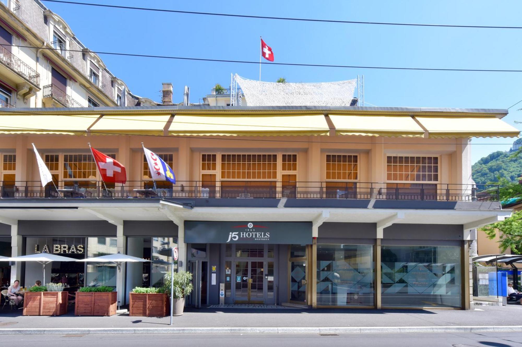מונטרה J5 Hotels Helvetie & La Brasserie מראה חיצוני תמונה